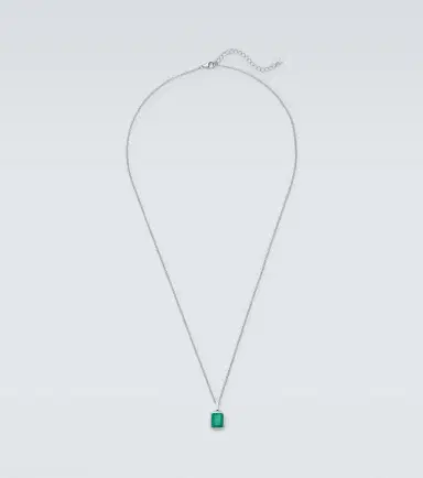 Mateo Sterling silver pendant necklace with malachite | Thumbnail 1 Mateo Sterling silver pendant necklace with malachite | Thumbnail 1