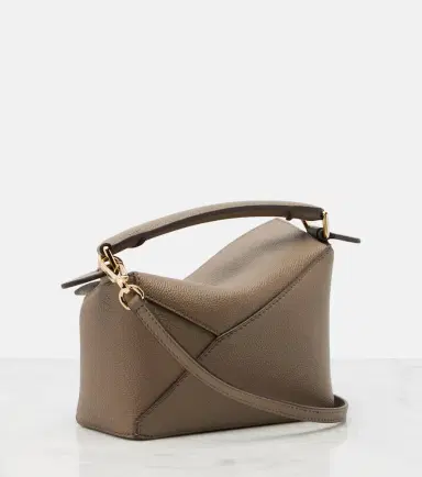 Loewe Puzzle Edge Mini leather top-handle bag | Thumbnail 3 Loewe Puzzle Edge Mini leather top-handle bag | Thumbnail 3