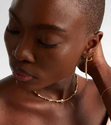 Yvonne Léon Yvonne Léon Marlin Gm 9kt gold single earring with diamonds | Thumbnail 4 Yvonne Léon Yvonne Léon Marlin Gm 9kt gold single earring with diamonds | Thumbnail 4