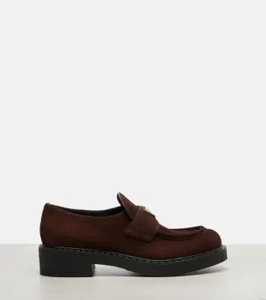 Prada Chocolate suede loafers | Thumbnail 3 Prada Chocolate suede loafers | Thumbnail 3