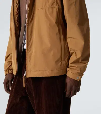 Moncler Leather-trimmed jacket | Thumbnail 2 Moncler Leather-trimmed jacket | Thumbnail 2
