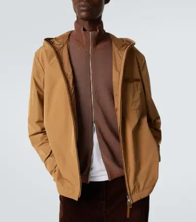 Moncler Leather-trimmed jacket | Thumbnail 4 Moncler Leather-trimmed jacket | Thumbnail 4