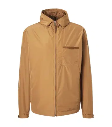 Moncler Leather-trimmed jacket | Thumbnail 1 Moncler Leather-trimmed jacket | Thumbnail 1