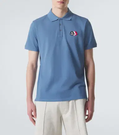 Moncler ogo cotton piqué polo shirt | Thumbnail 3 Moncler ogo cotton piqué polo shirt | Thumbnail 3