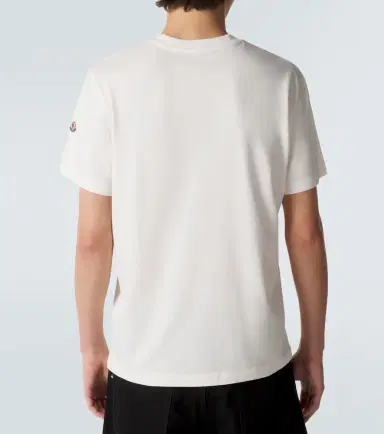 Moncler Embroidered cotton jersey T-shirt | Thumbnail 2 Moncler Embroidered cotton jersey T-shirt | Thumbnail 2