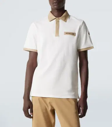 Moncler ogo cotton piqué polo shirt | Thumbnail 4 Moncler ogo cotton piqué polo shirt | Thumbnail 4