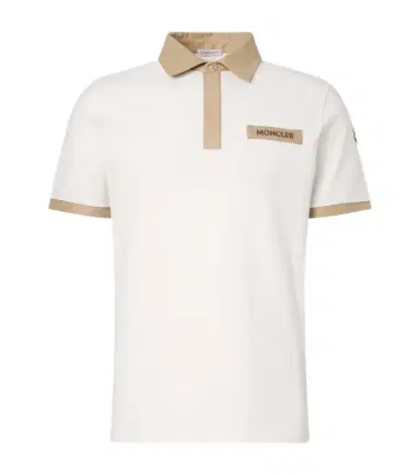 Moncler ogo cotton piqué polo shirt | Thumbnail 1 Moncler ogo cotton piqué polo shirt | Thumbnail 1