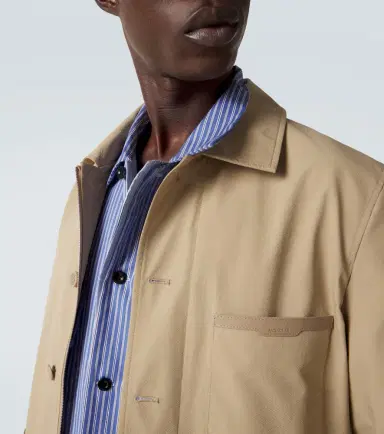 Moncler Nanav seersucker overshirt | Thumbnail 2 Moncler Nanav seersucker overshirt | Thumbnail 2