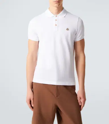 Moncler Cotton piqué polo shirt | Thumbnail 4 Moncler Cotton piqué polo shirt | Thumbnail 4