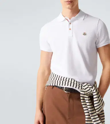 Moncler Cotton piqué polo shirt | Thumbnail 6 Moncler Cotton piqué polo shirt | Thumbnail 6