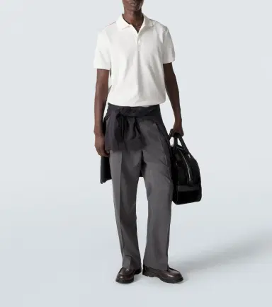 Moncler ogo cotton piqué polo shirt | Thumbnail 3 Moncler ogo cotton piqué polo shirt | Thumbnail 3