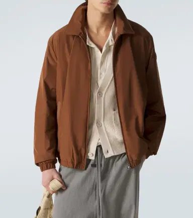 Moncler Socot leather-trimmed blouson jacket | Thumbnail 5 Moncler Socot leather-trimmed blouson jacket | Thumbnail 5