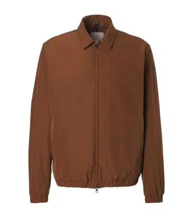 Moncler Socot leather-trimmed blouson jacket | Thumbnail 1 Moncler Socot leather-trimmed blouson jacket | Thumbnail 1
