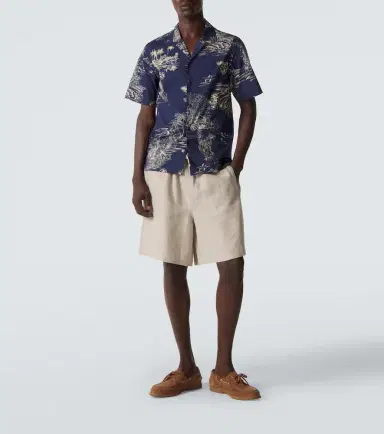 Moncler Floral cotton poplin bowling shirt | Thumbnail 4 Moncler Floral cotton poplin bowling shirt | Thumbnail 4