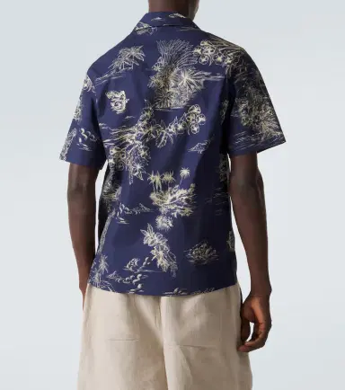 Moncler Floral cotton poplin bowling shirt | Thumbnail 5 Moncler Floral cotton poplin bowling shirt | Thumbnail 5