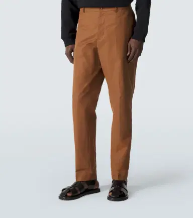 Moncler Cotton-blend straight pants | Thumbnail 2 Moncler Cotton-blend straight pants | Thumbnail 2