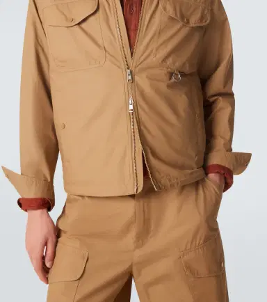 Moncler Cotton blouson jacket | Thumbnail 4 Moncler Cotton blouson jacket | Thumbnail 4