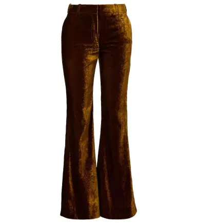 Nina Ricci Velvet flared pants | Thumbnail 1 Nina Ricci Velvet flared pants | Thumbnail 1