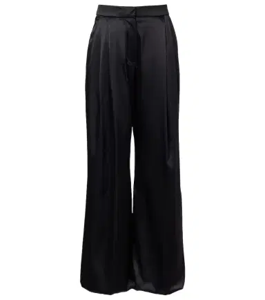 Nina Ricci Silk-blend satin wide-leg pants | Thumbnail 1 Nina Ricci Silk-blend satin wide-leg pants | Thumbnail 1