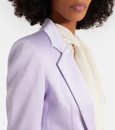 Nina Ricci Crêpe satin blazer | Thumbnail 5 Nina Ricci Crêpe satin blazer | Thumbnail 5