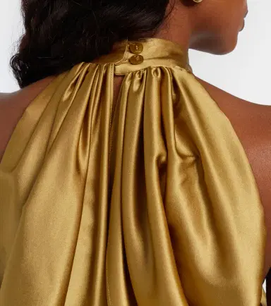 Nina Ricci Open-back silk-blend satin top | Thumbnail 4 Nina Ricci Open-back silk-blend satin top | Thumbnail 4