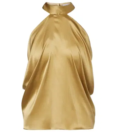 Nina Ricci Open-back silk-blend satin top | Thumbnail 1 Nina Ricci Open-back silk-blend satin top | Thumbnail 1