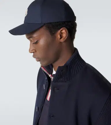 Moncler Logo cotton gabardine baseball cap | Thumbnail 3 Moncler Logo cotton gabardine baseball cap | Thumbnail 3