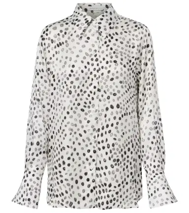 Nina Ricci Printed satin blouse | Thumbnail 1 Nina Ricci Printed satin blouse | Thumbnail 1