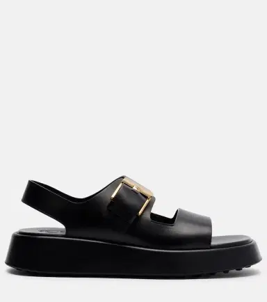 Tod's Leather platform sandals | Thumbnail 2 Tod's Leather platform sandals | Thumbnail 2