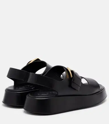 Tod's Leather platform sandals | Thumbnail 4 Tod's Leather platform sandals | Thumbnail 4