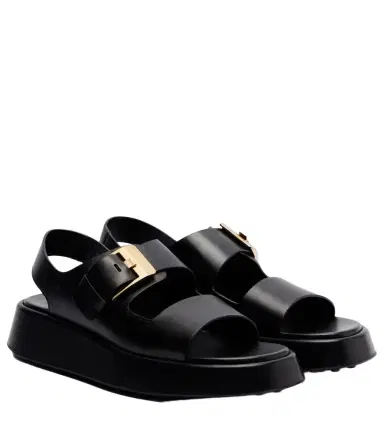 Tod's Leather platform sandals | Thumbnail 1 Tod's Leather platform sandals | Thumbnail 1