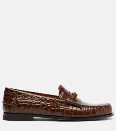 Tod's T Timeless croc-effect leather loafers | Thumbnail 3 Tod's T Timeless croc-effect leather loafers | Thumbnail 3