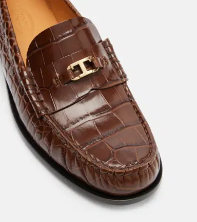 Tod's T Timeless croc-effect leather loafers | Thumbnail 4 Tod's T Timeless croc-effect leather loafers | Thumbnail 4