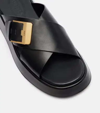 Tod's Leather slides | Thumbnail 2 Tod's Leather slides | Thumbnail 2