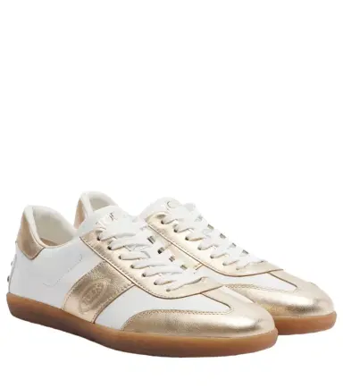Tod's Metallic leather sneakers | Thumbnail 1 Tod's Metallic leather sneakers | Thumbnail 1