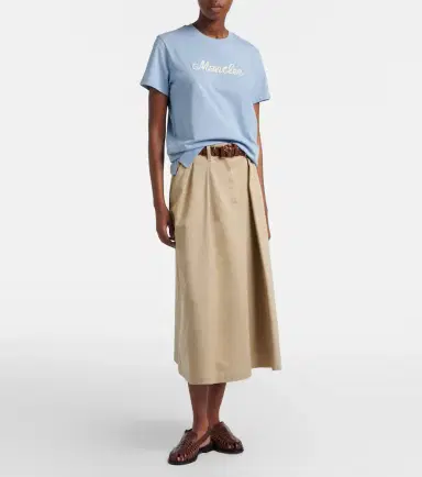 Moncler ogo cotton jersey T-shirt | Thumbnail 2 Moncler ogo cotton jersey T-shirt | Thumbnail 2