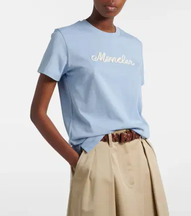 Moncler ogo cotton jersey T-shirt | Thumbnail 4 Moncler ogo cotton jersey T-shirt | Thumbnail 4