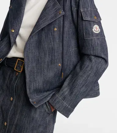 Moncler Diervilla double-breasted denim jacket | Thumbnail 6 Moncler Diervilla double-breasted denim jacket | Thumbnail 6