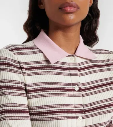Moncler triped cotton polo shirt | Thumbnail 3 Moncler triped cotton polo shirt | Thumbnail 3