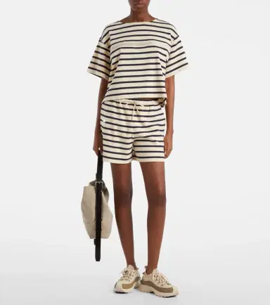 Moncler Striped cotton jersey T-shirt | Thumbnail 3 Moncler Striped cotton jersey T-shirt | Thumbnail 3