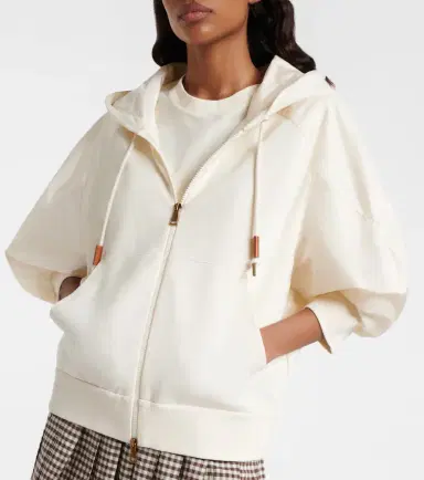 Moncler Cotton jersey hoodie | Thumbnail 3 Moncler Cotton jersey hoodie | Thumbnail 3