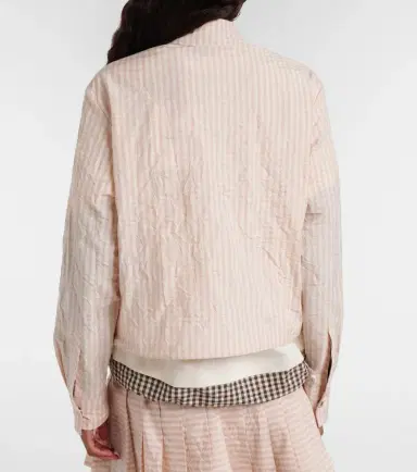 Moncler Gingham cotton-blend jacket | Thumbnail 5 Moncler Gingham cotton-blend jacket | Thumbnail 5