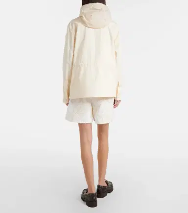 Moncler Embroidered cotton shorts | Thumbnail 5 Moncler Embroidered cotton shorts | Thumbnail 5