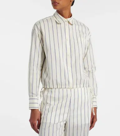 Moncler triped cotton and silk shirt | Thumbnail 5 Moncler triped cotton and silk shirt | Thumbnail 5