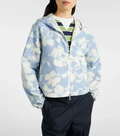 Moncler Noisetier floral hooded jacket | Thumbnail 6 Moncler Noisetier floral hooded jacket | Thumbnail 6