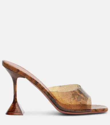 Amina Muaddi Lupita snake-print PVC mules | Thumbnail 2 Amina Muaddi Lupita snake-print PVC mules | Thumbnail 2