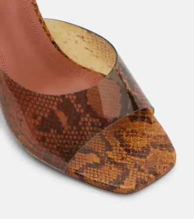 Amina Muaddi Lupita snake-print PVC mules | Thumbnail 3 Amina Muaddi Lupita snake-print PVC mules | Thumbnail 3