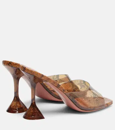 Amina Muaddi Lupita snake-print PVC mules | Thumbnail 4 Amina Muaddi Lupita snake-print PVC mules | Thumbnail 4