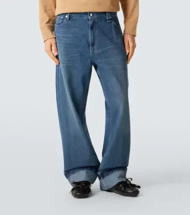 Simone Rocha Crystal-embellished straight jeans | Thumbnail 3 Simone Rocha Crystal-embellished straight jeans | Thumbnail 3