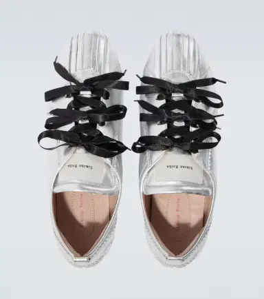 Simone Rocha Ballerina Grip metallic leather sneakers | Thumbnail 3 Simone Rocha Ballerina Grip metallic leather sneakers | Thumbnail 3